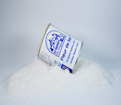 Fleur de Sel Le Saunier de Vaga, Sel de Source d'Eau Minérale, Lot de 3 boites 125g