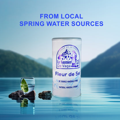 Sel de source d'eau minérale de Fleur de Sel - Bienfaits santé et beauté